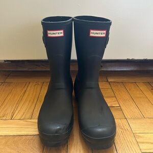 Hunter short rain boots
